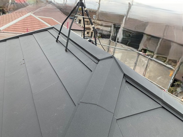 加古川市　T様　雹災害　樋、屋根カバー工法施工写真